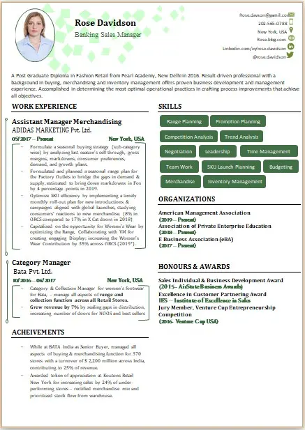 Textual Resume Sample