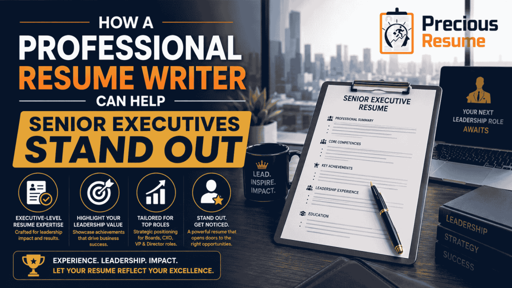 How a Professional Resume Writer Can Help Senior Executives Stand Out