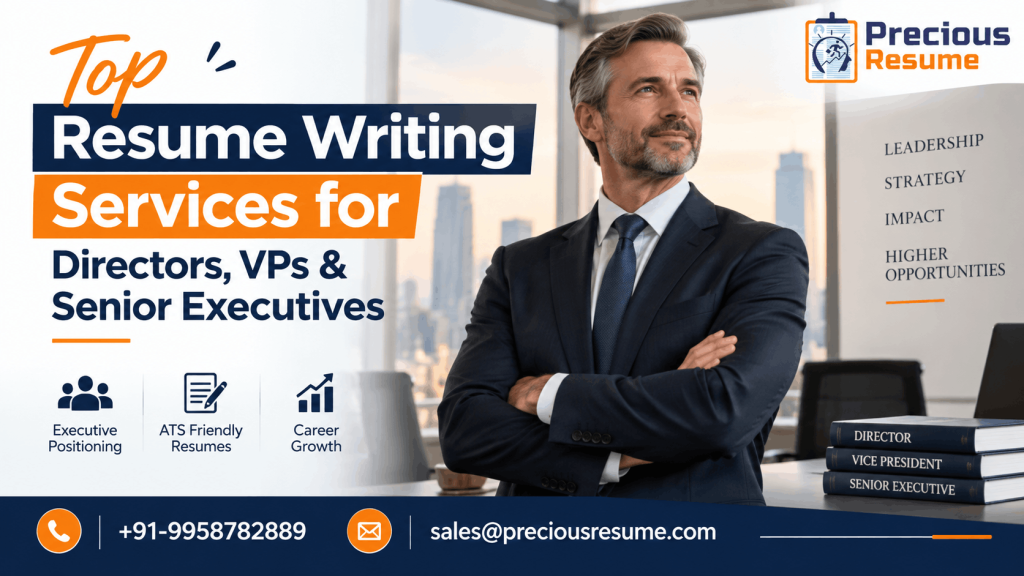 Top Resume Writing Services for Directors, VPs & Senior Executives